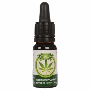 CBD olie RAW 2,75% Jacob Hooy 10ml fles